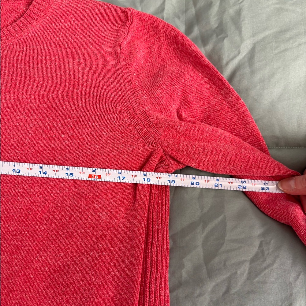 Gap Women's Coral Pink HeatherCotton Sweater - Picture 6 of 7
